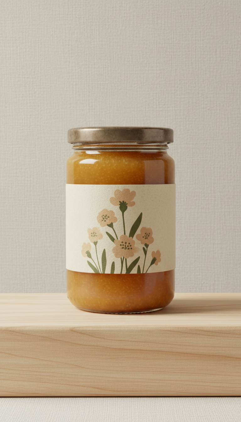 Multifloral Wild Honey Glass Jar